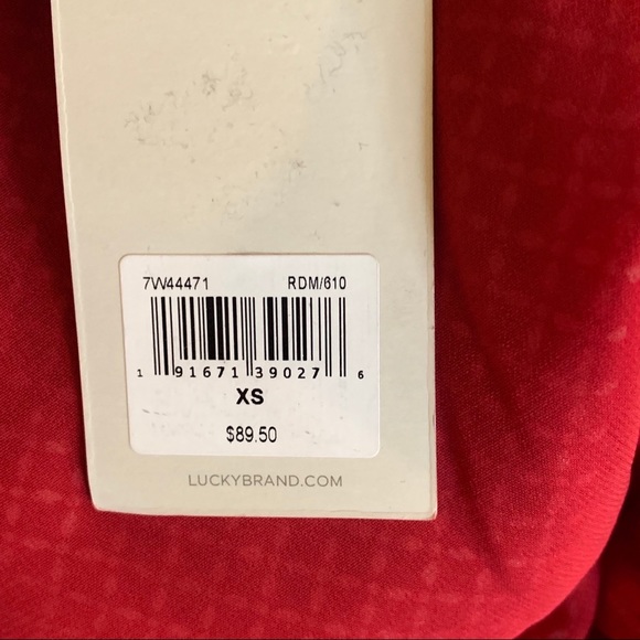 Lucky Brand Top SZ - XS - Picture 6 of 7